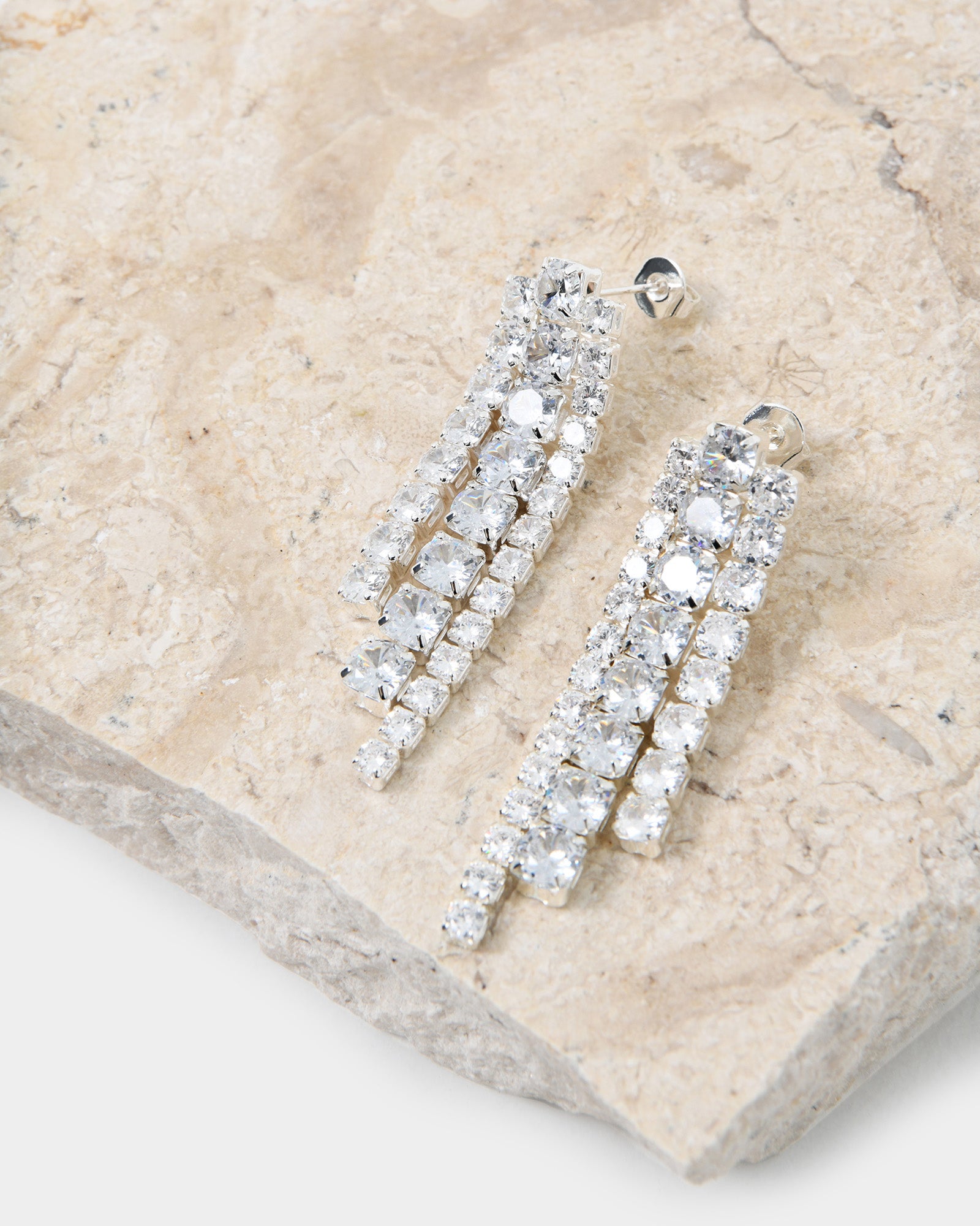 Abby Sterling Sil Plat Earring