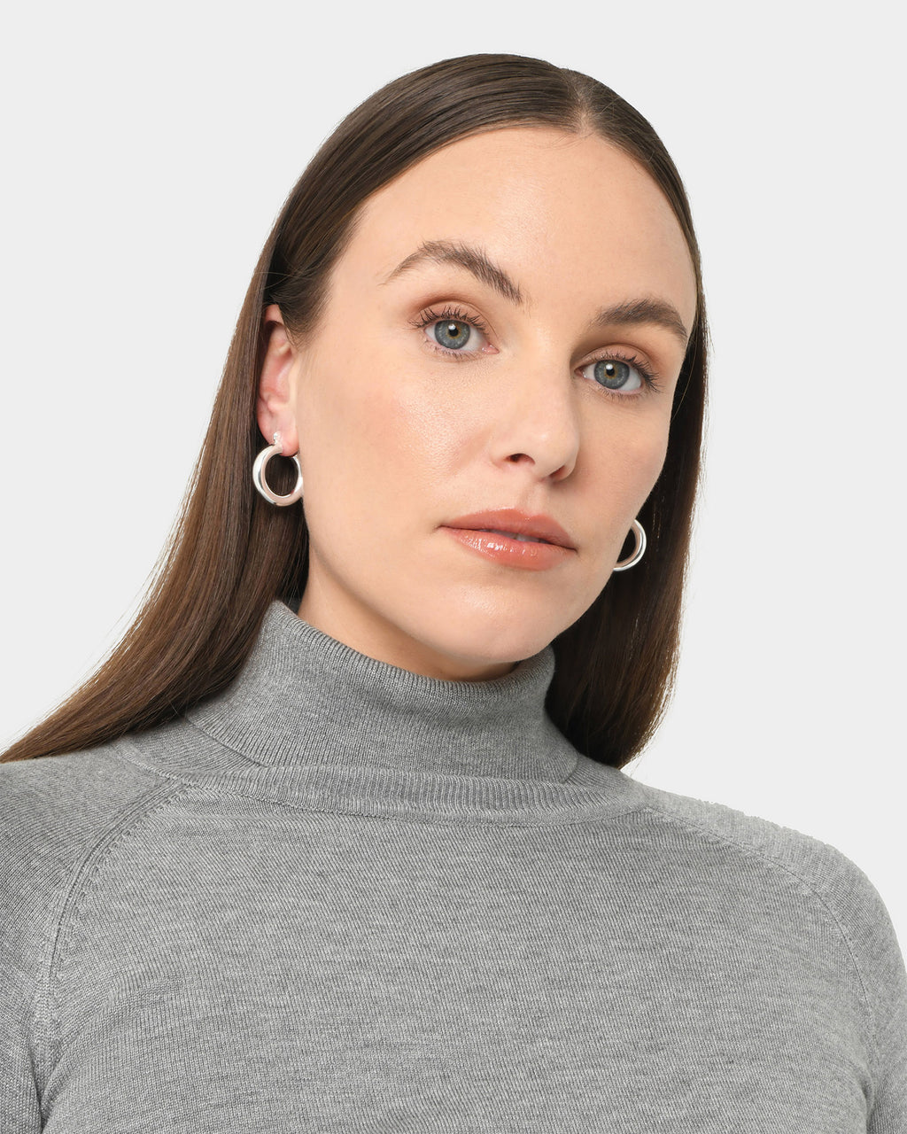 Rylie 2pc Silver Earring Set