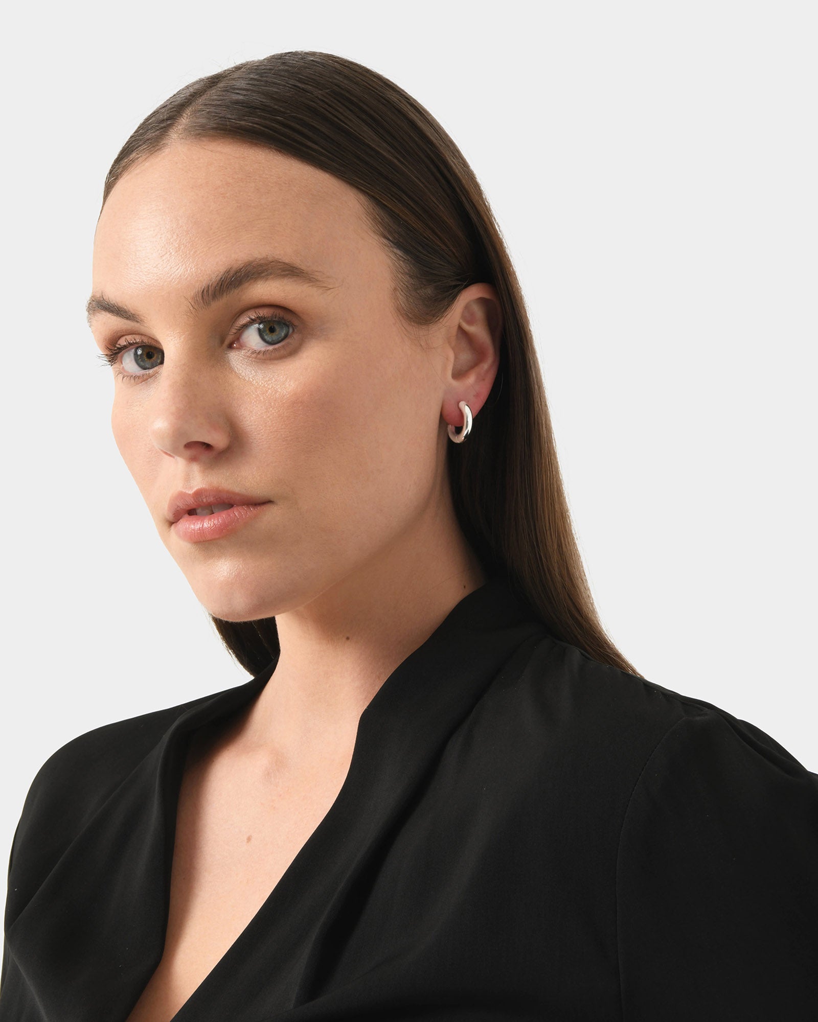 Amie Silver Plated Earring