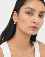 Paula 16k Gold Plated Earrings