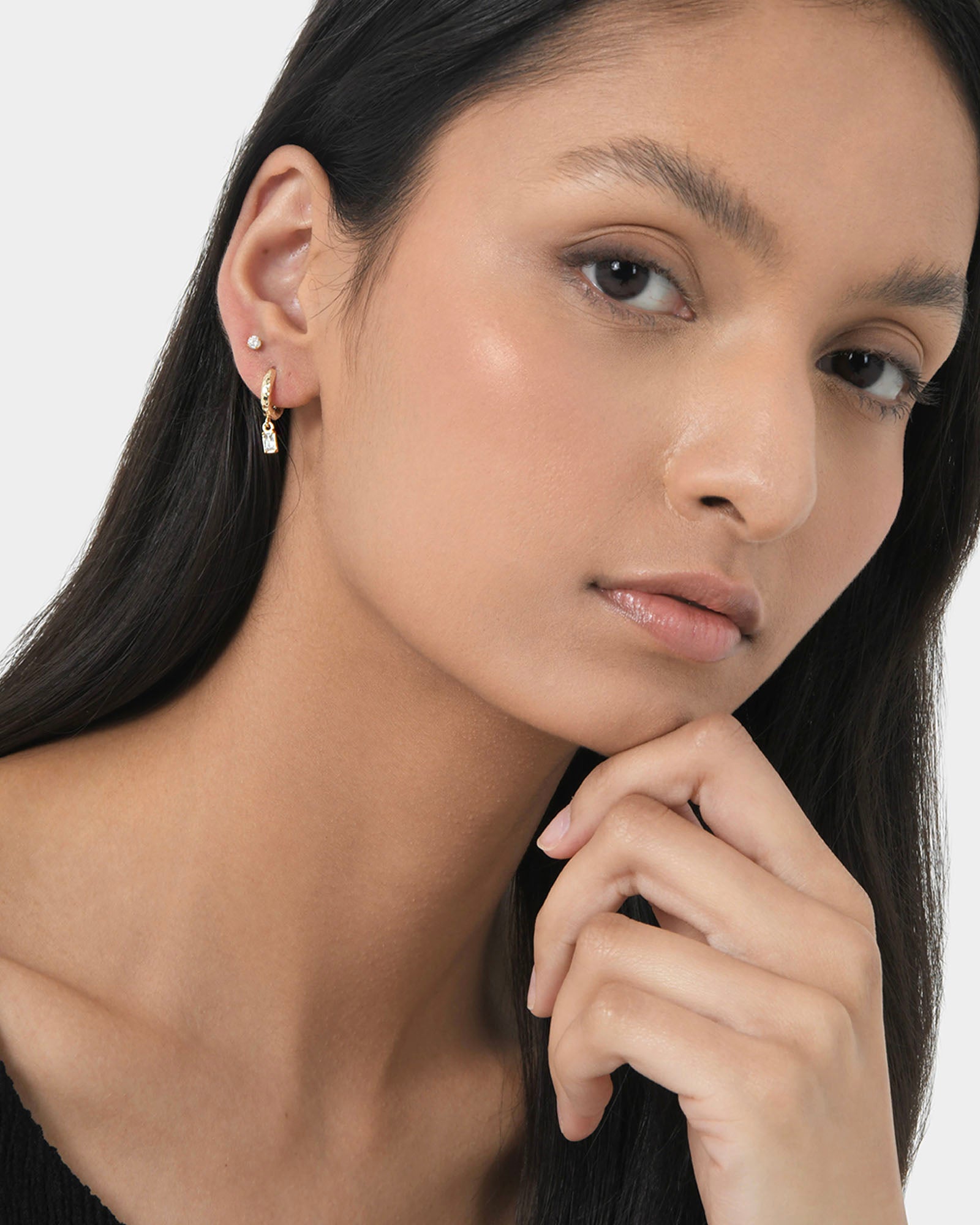 Marie 16k Gold Plated Earrings