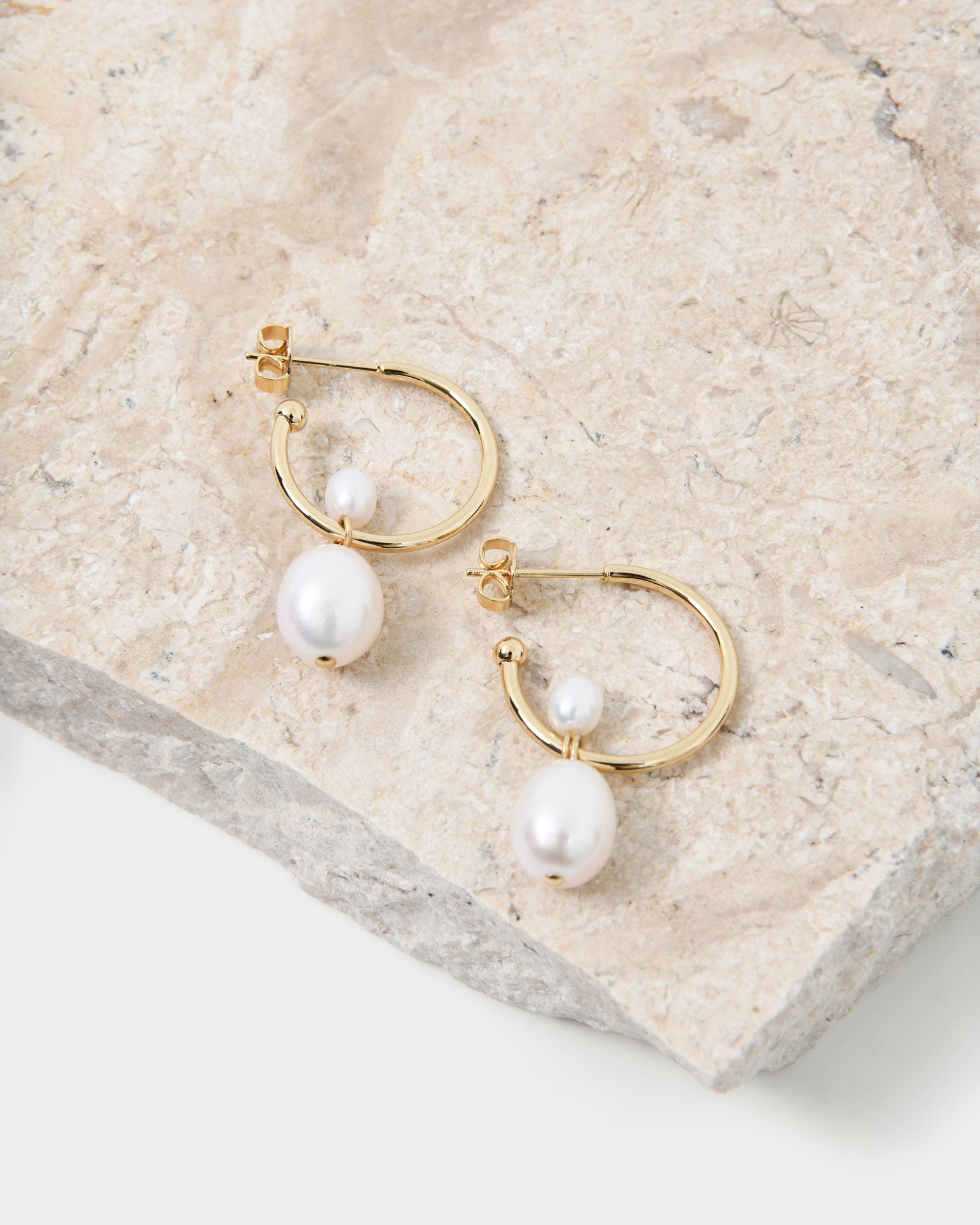 Gina 16k Gold Plated Earring