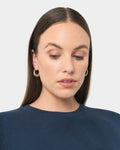 Jessi 16k Gld Pltd Oval Hoops