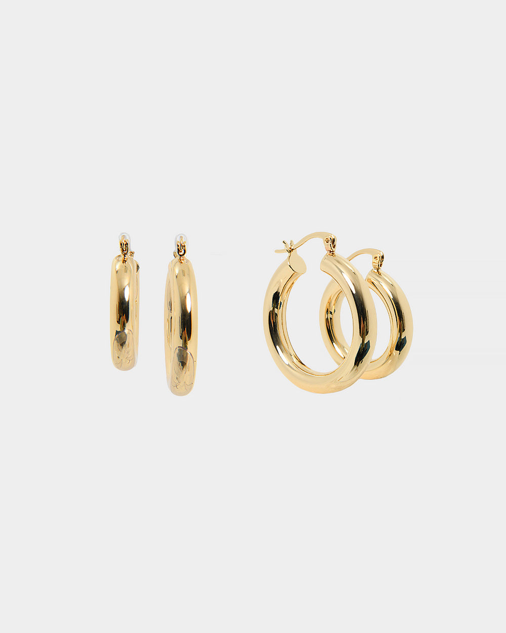 Rylie 2pc Gold Earring Set