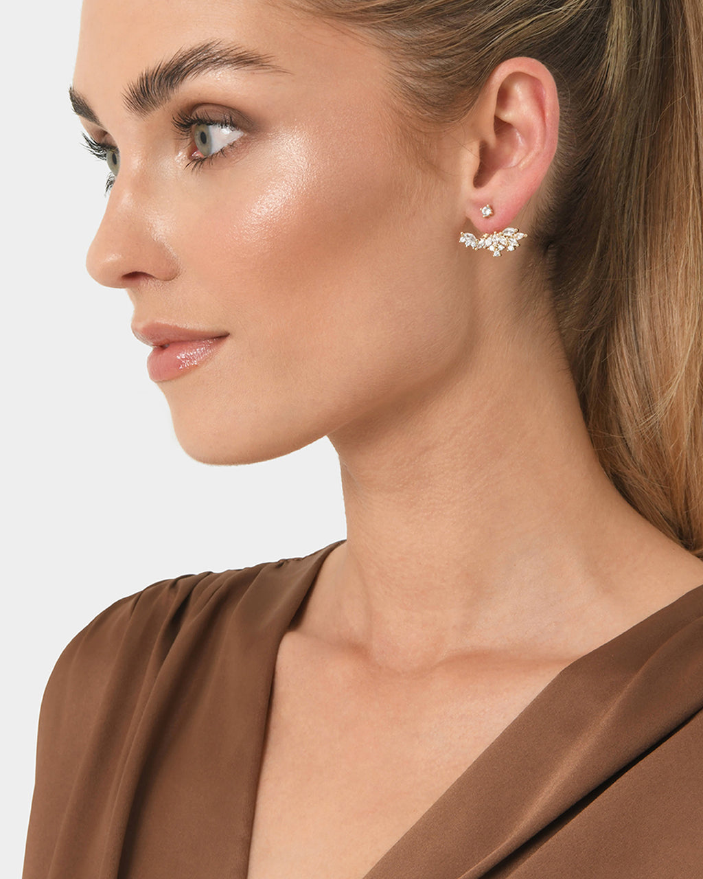 Liah 16k Gold Plated 2 Way Ear
