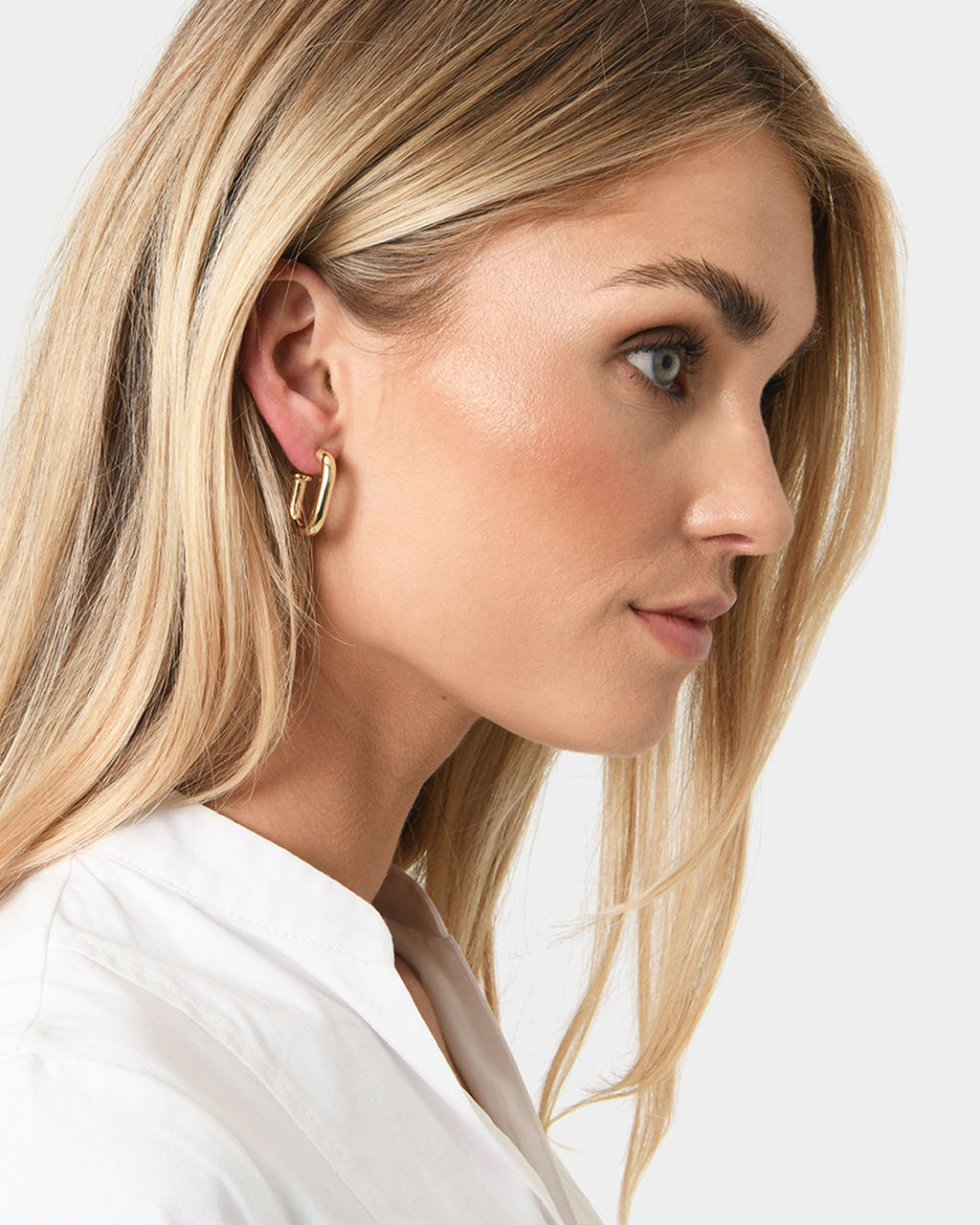 Hazel 16k Gold Plated Earrings