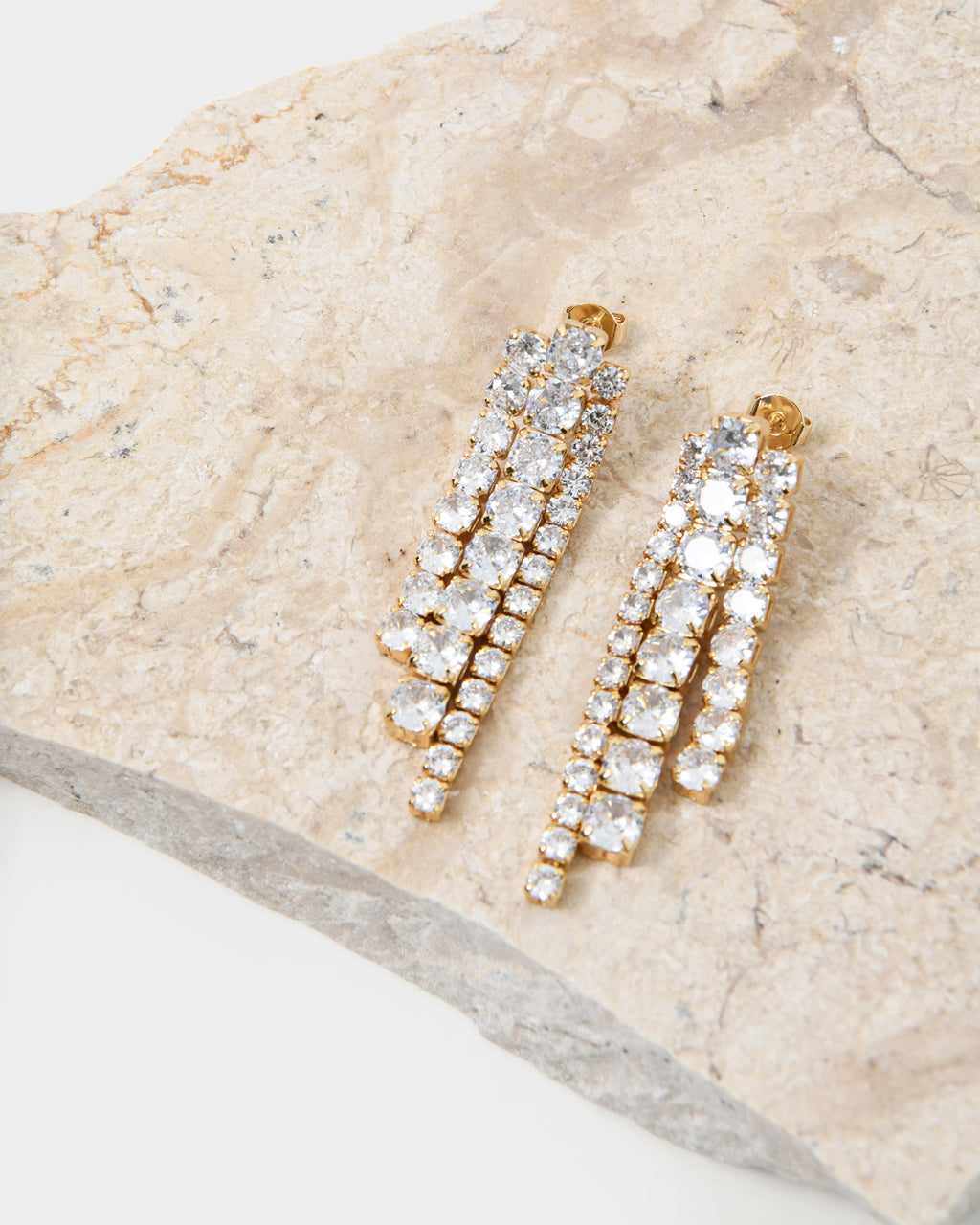 Abby 16k Gold Plated Earrings