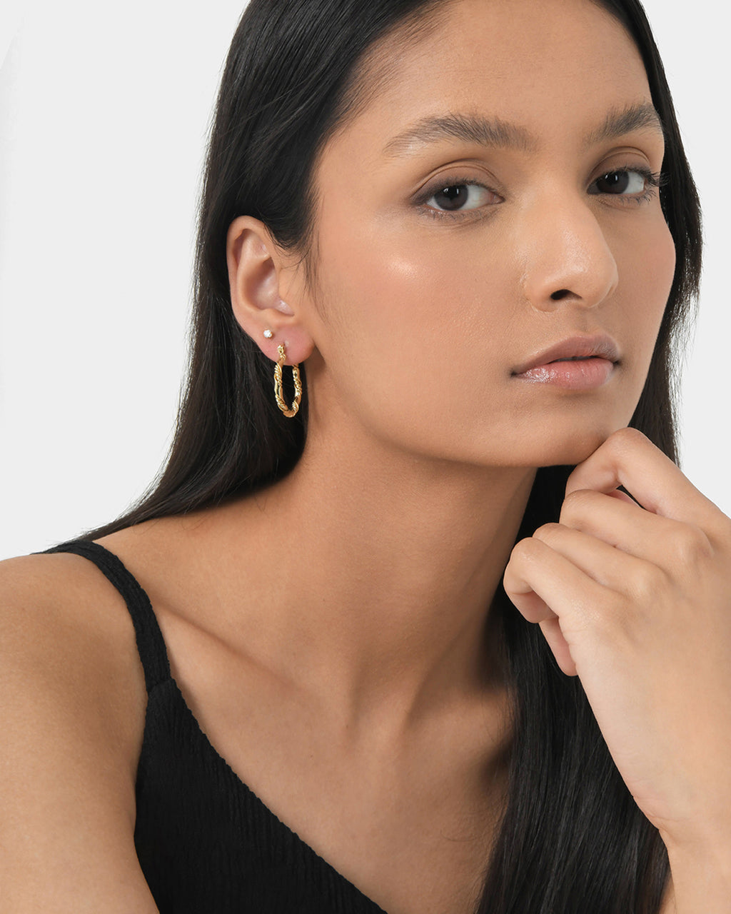 Lara 16k Gold Plated Earrings