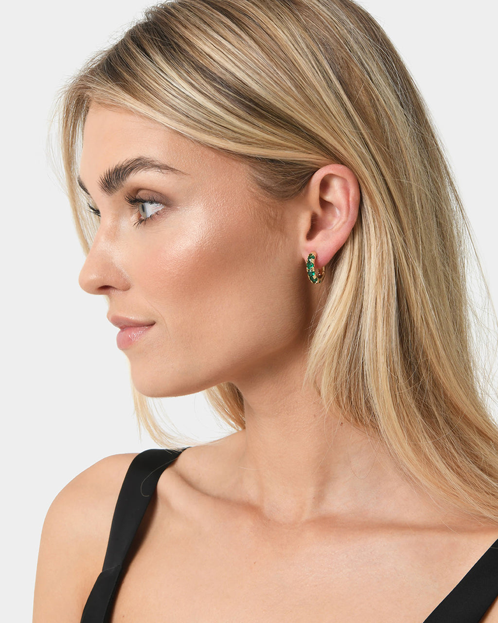 Gemma 16k Gold Plated Earrings