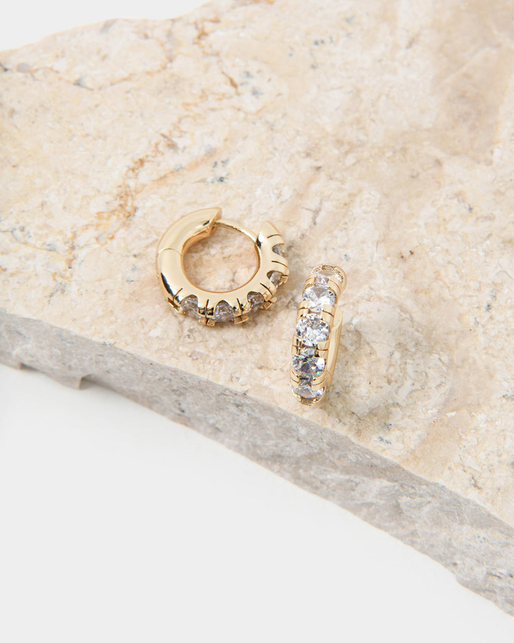 Gemma 16k Gold Plated Earrings