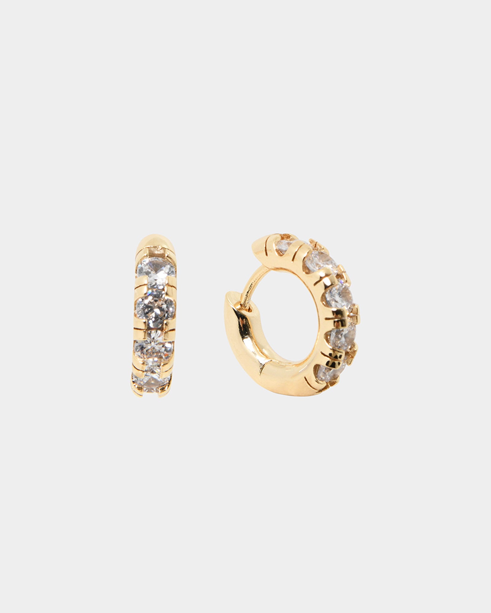 Gemma 16k Gold Plated Earrings