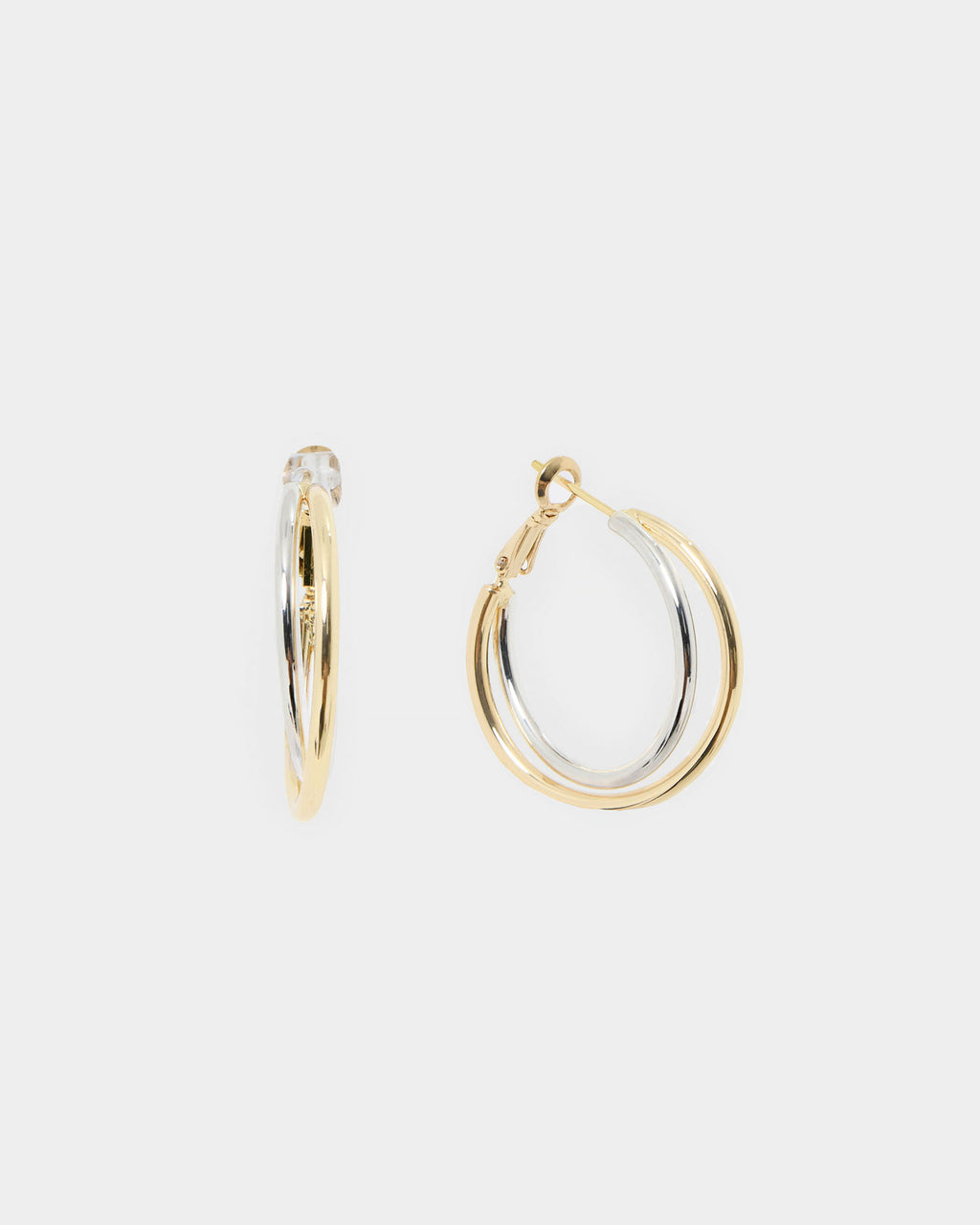 Kina Gold & Silver Earrings