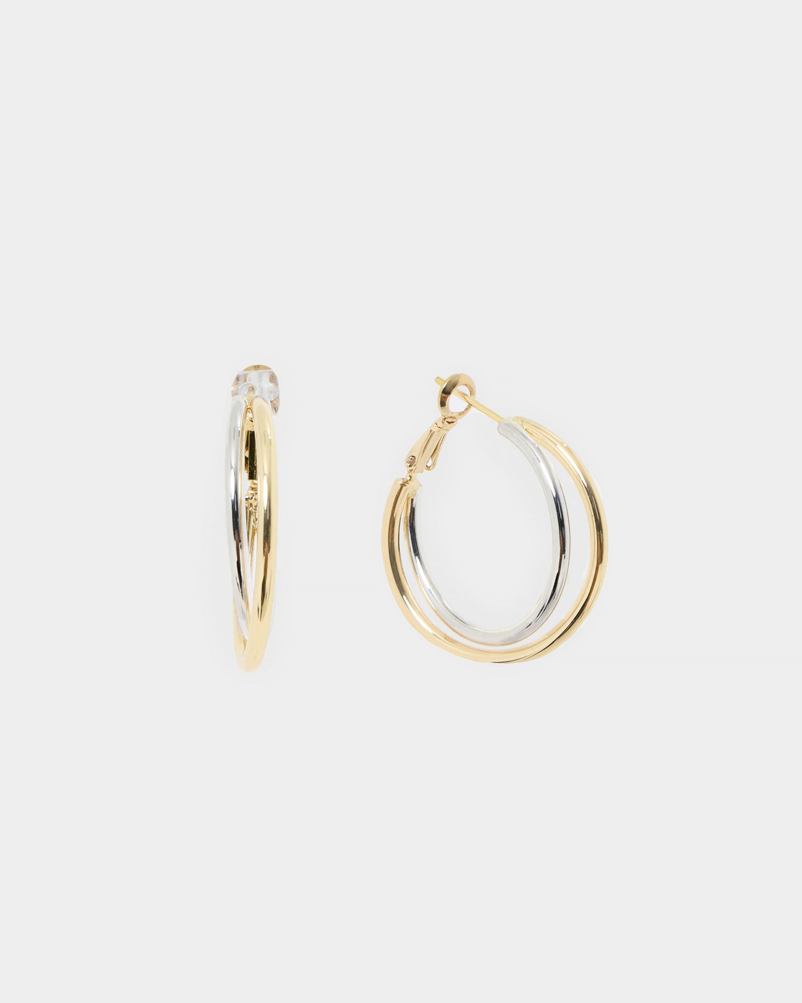 Kina Gold & Silver Earrings
