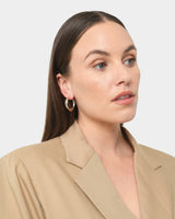 Kina Gold & Silver Earrings