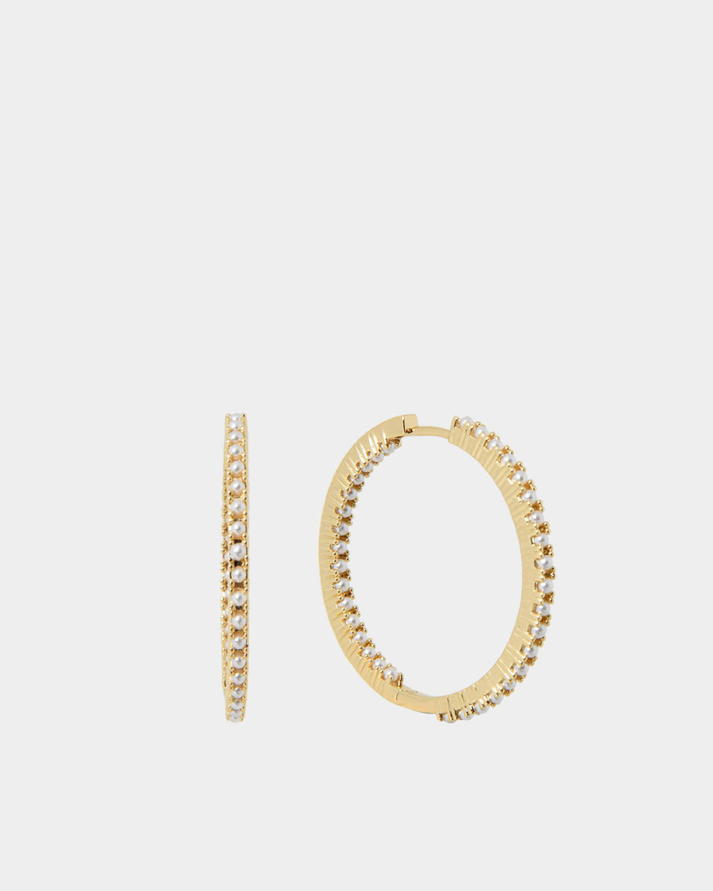 Alayah 16k Gold Hoop Earrings