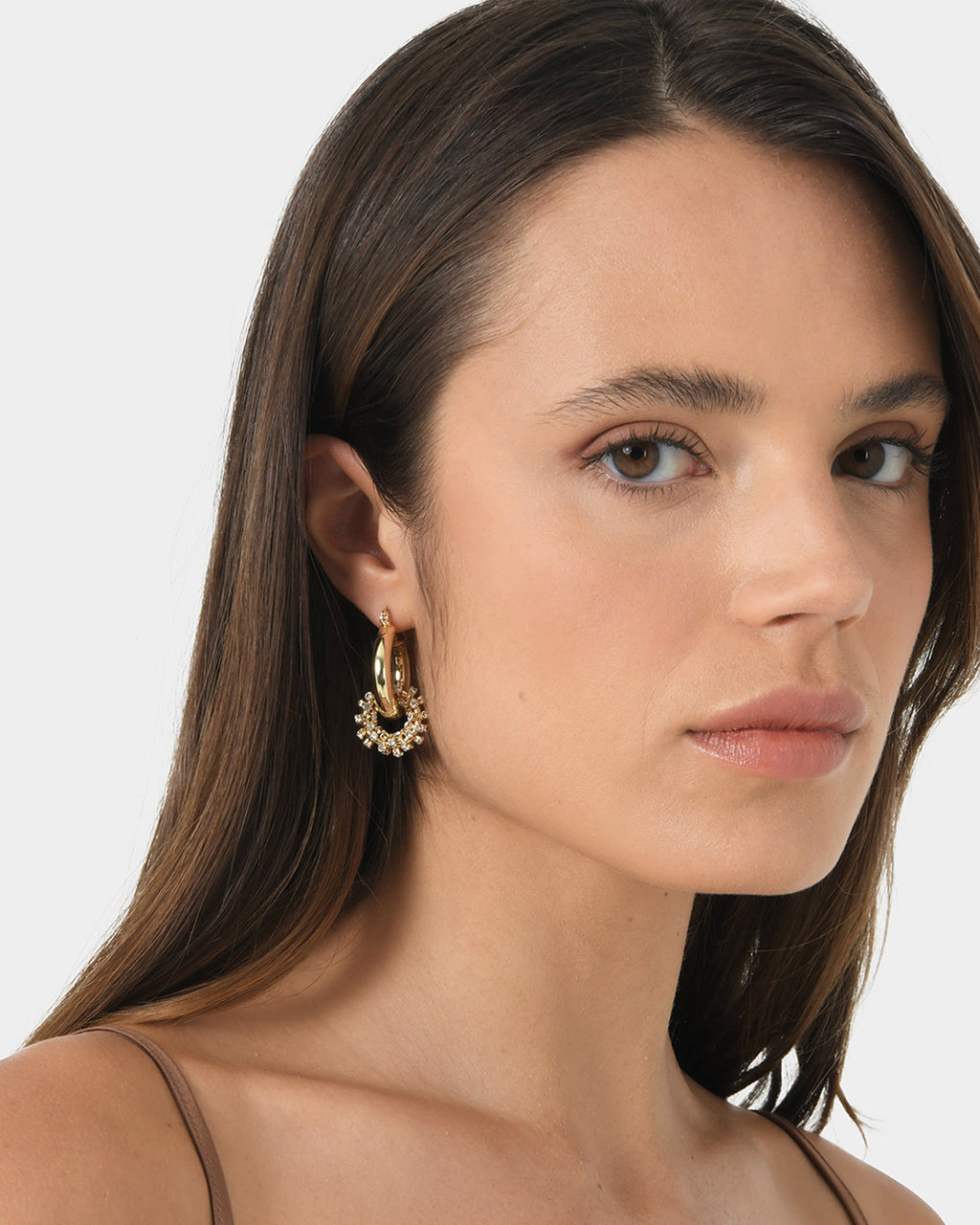 Wanda 16k Gold Plated Earrings