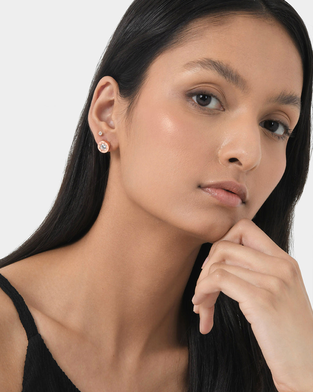 Miliana Rose Gold Earrings