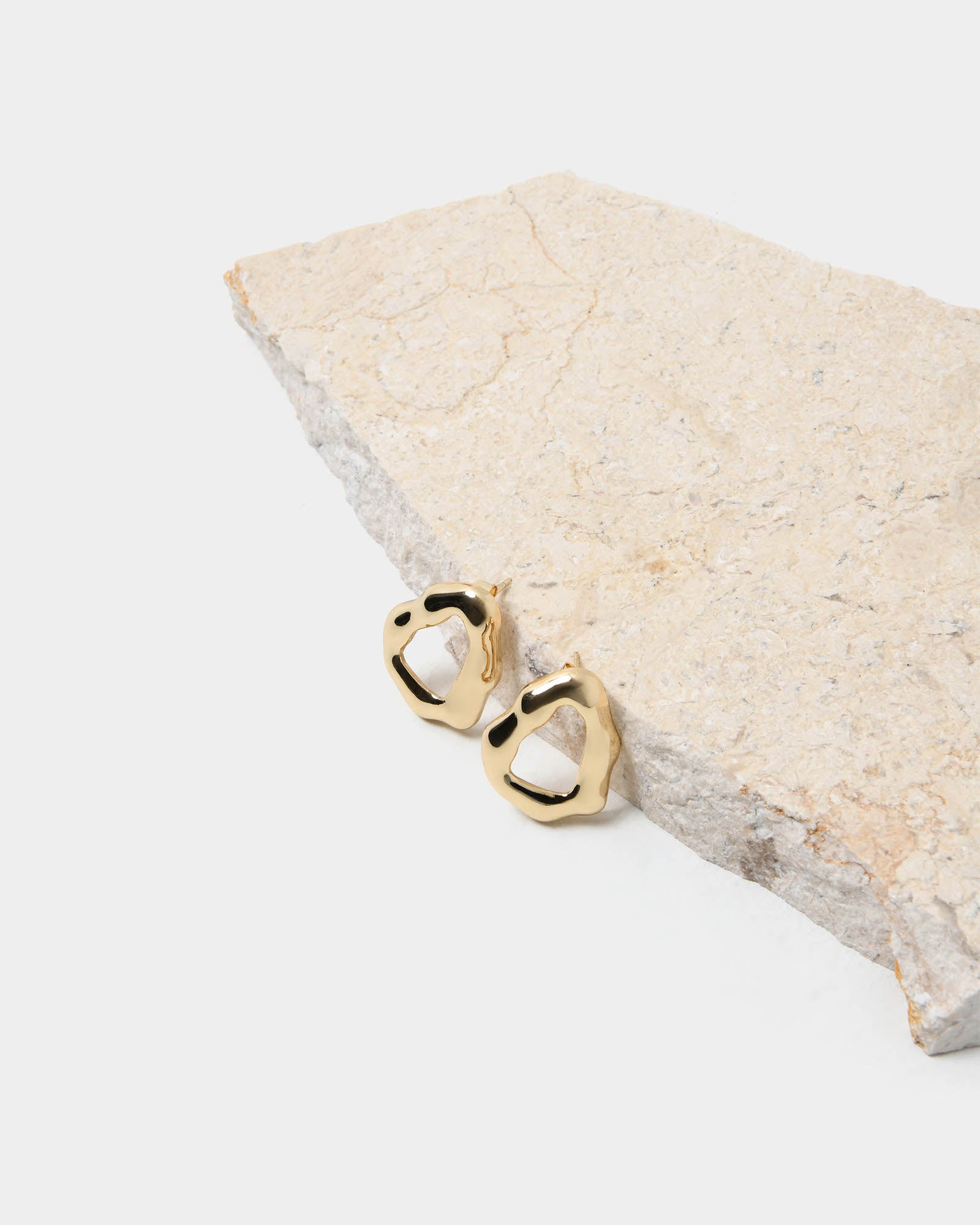 Elif 16K Gold Plated Earrings