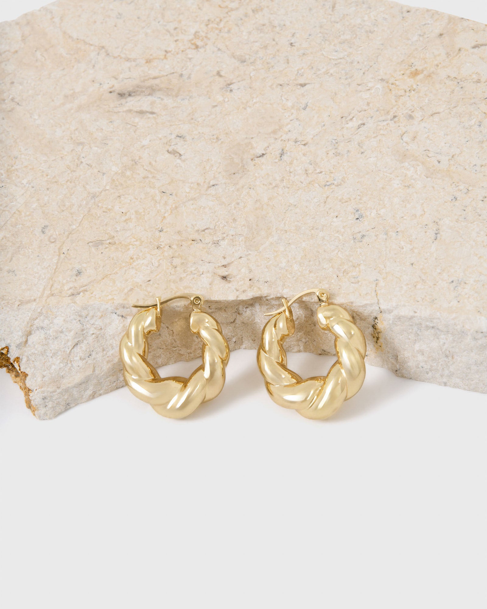 Elle 16K Gold Plated Earrings