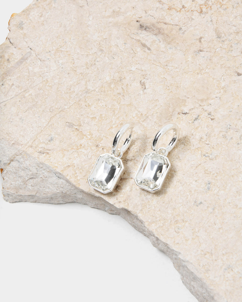 Jewel Sterling Silver Earrings
