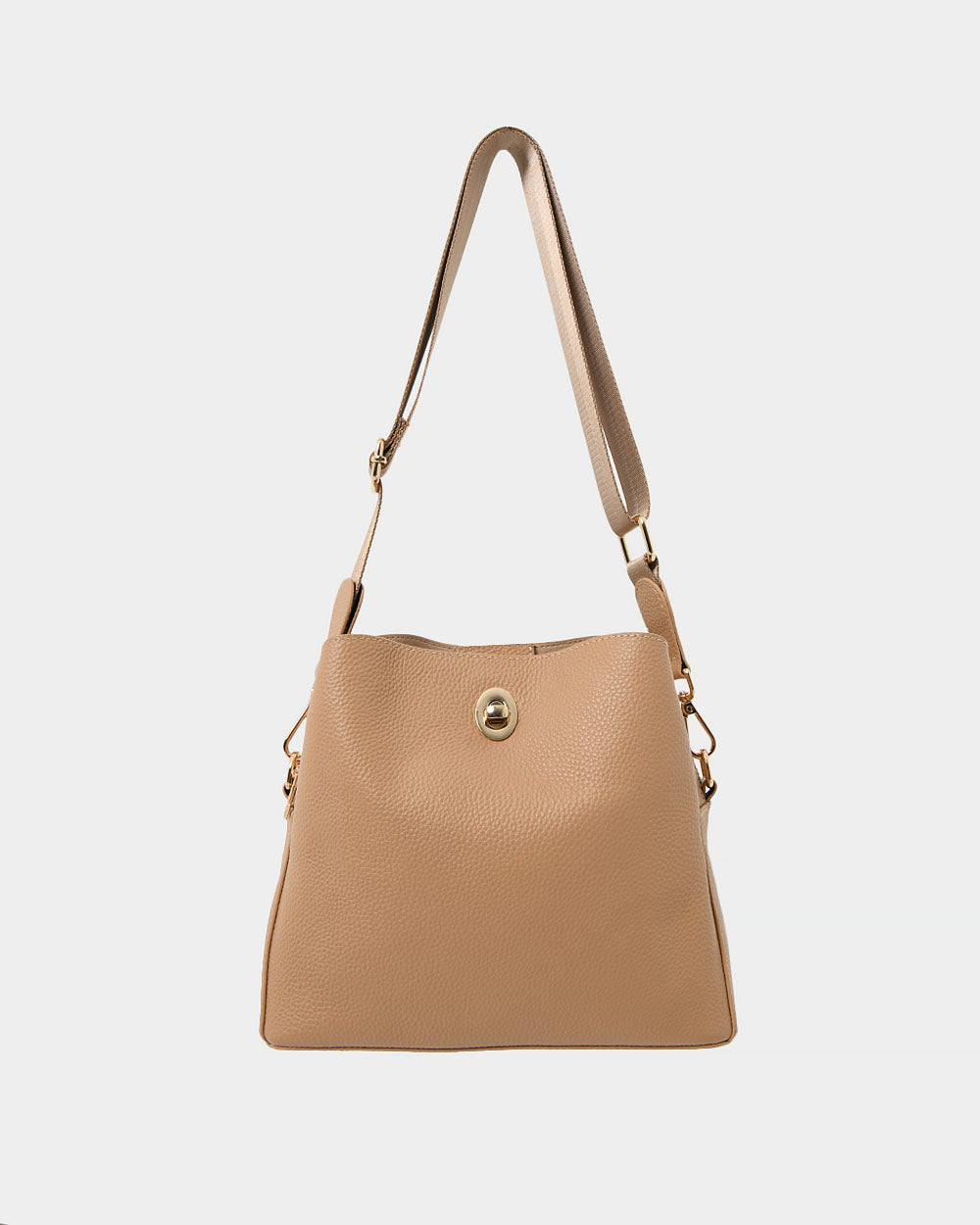 Ellia 2 Leather 3 Strap Bag