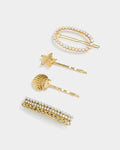 Lila 4pc Hair Pin Set