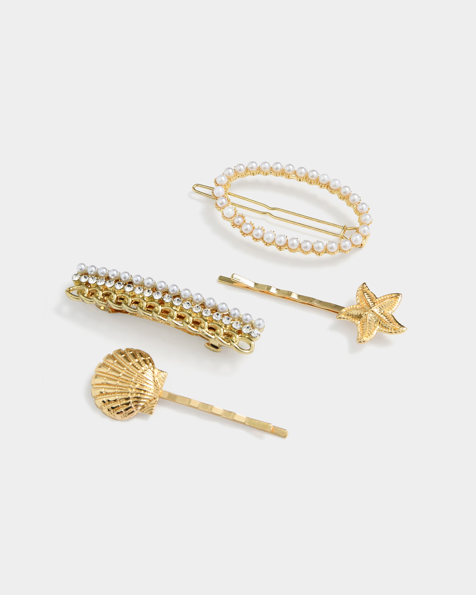 Lila 4pc Hair Pin Set