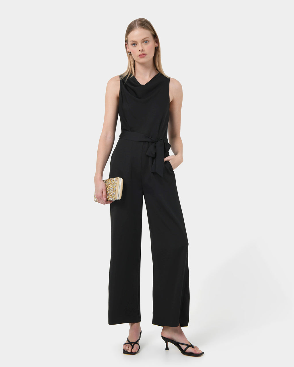Kalista Cowl Neck Jumpsuit