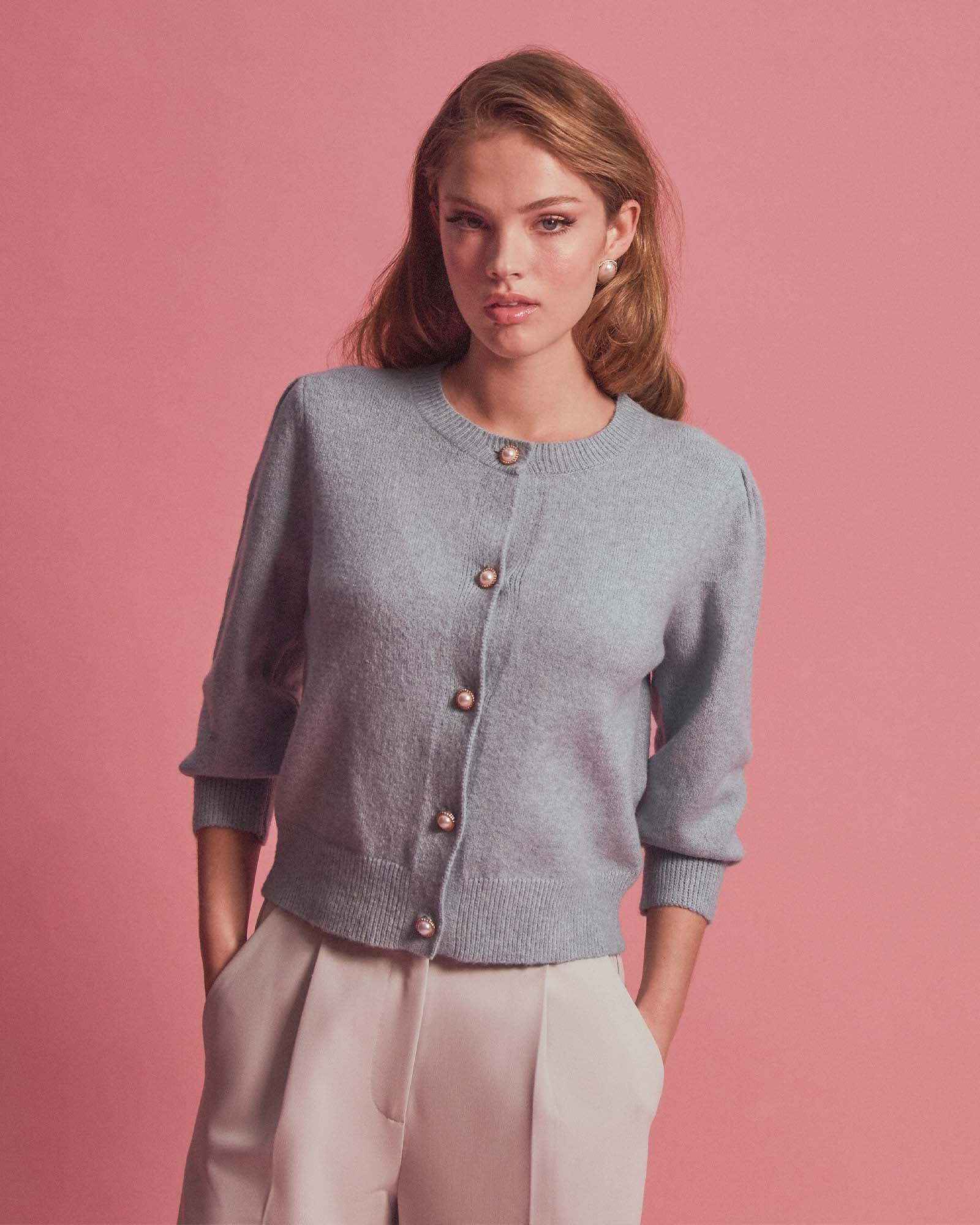 Nia Button Cardigan