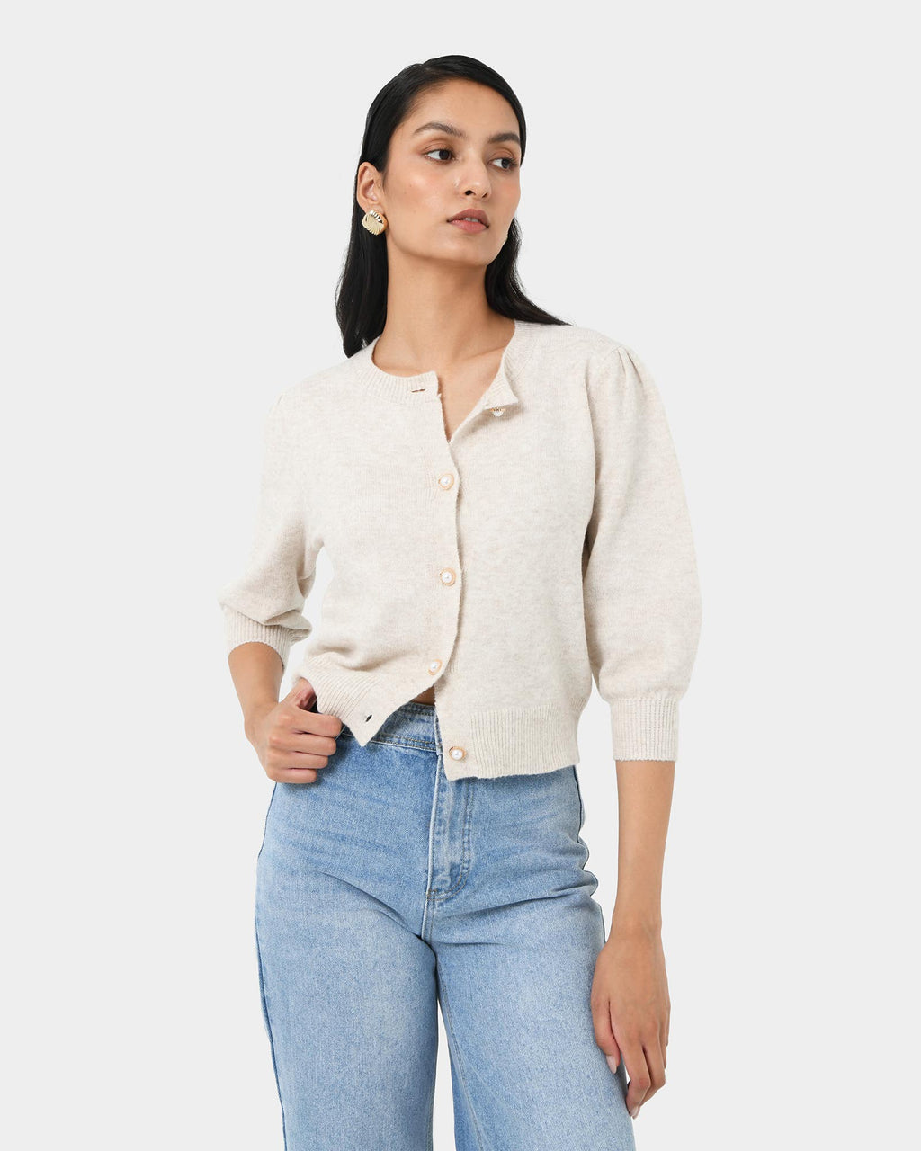Nia Button Cardigan