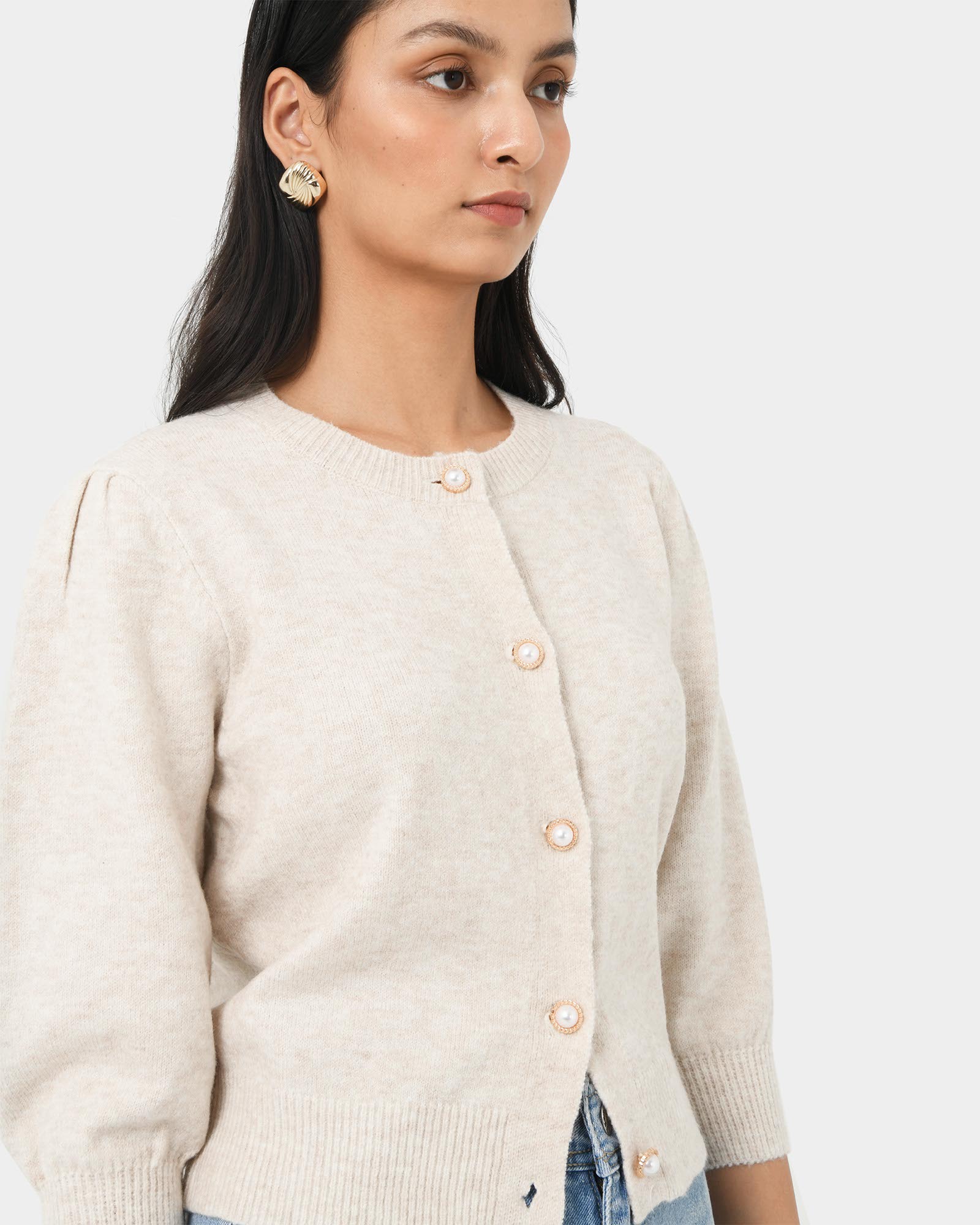 Nia Button Cardigan