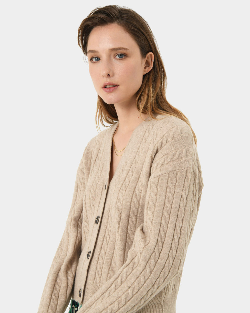Kallie Cable Cardigan