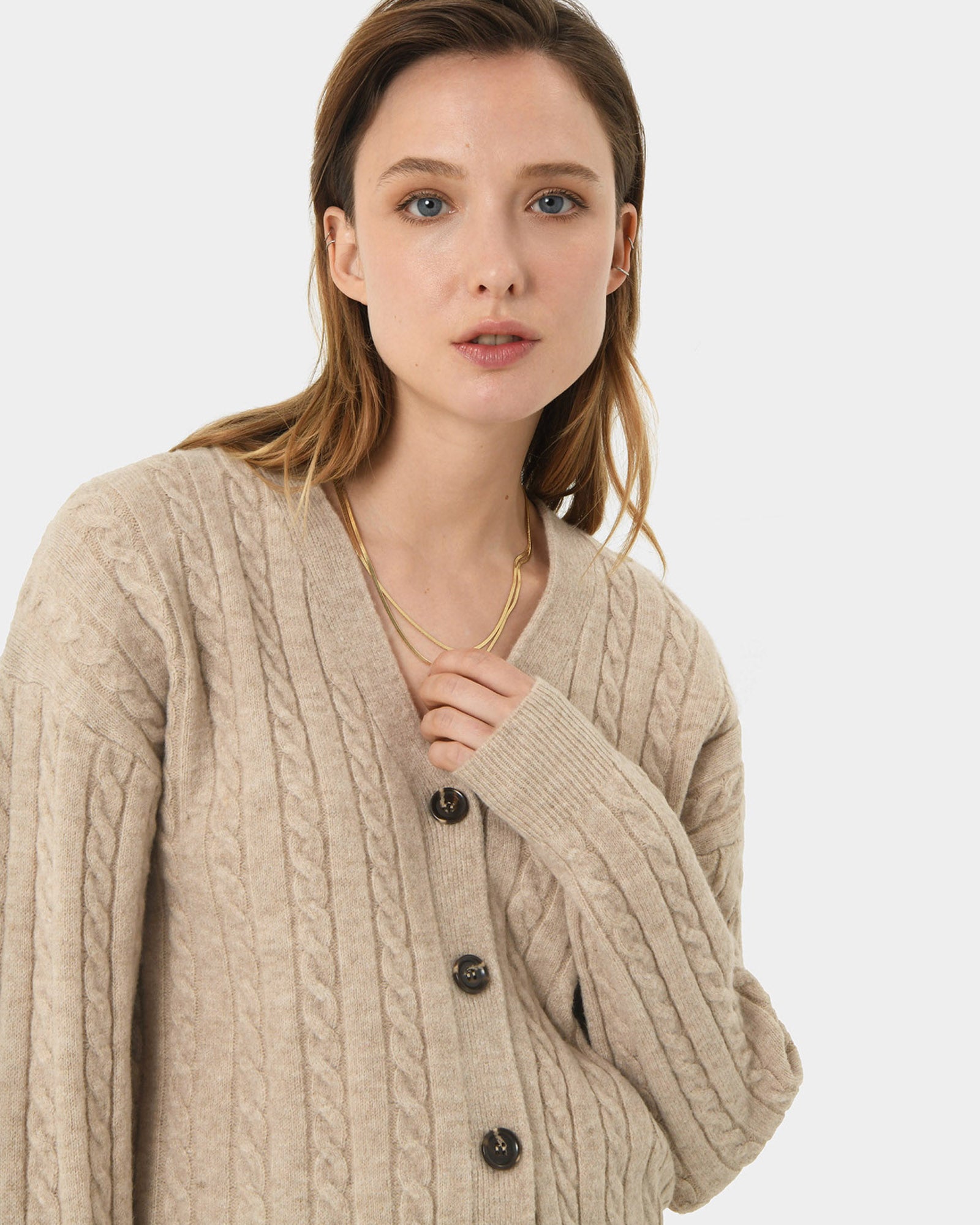 Kallie Cable Cardigan