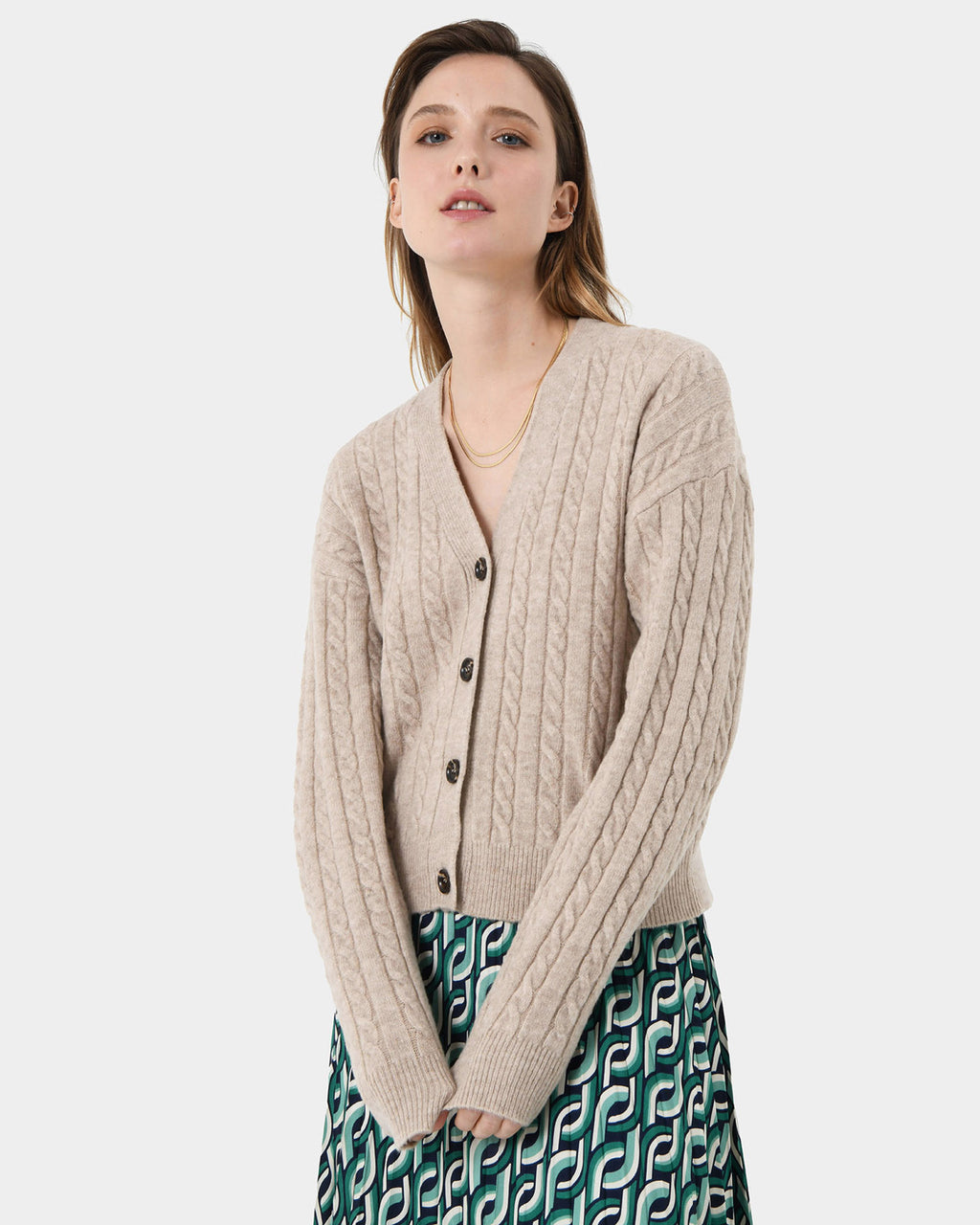 Kallie Cable Cardigan