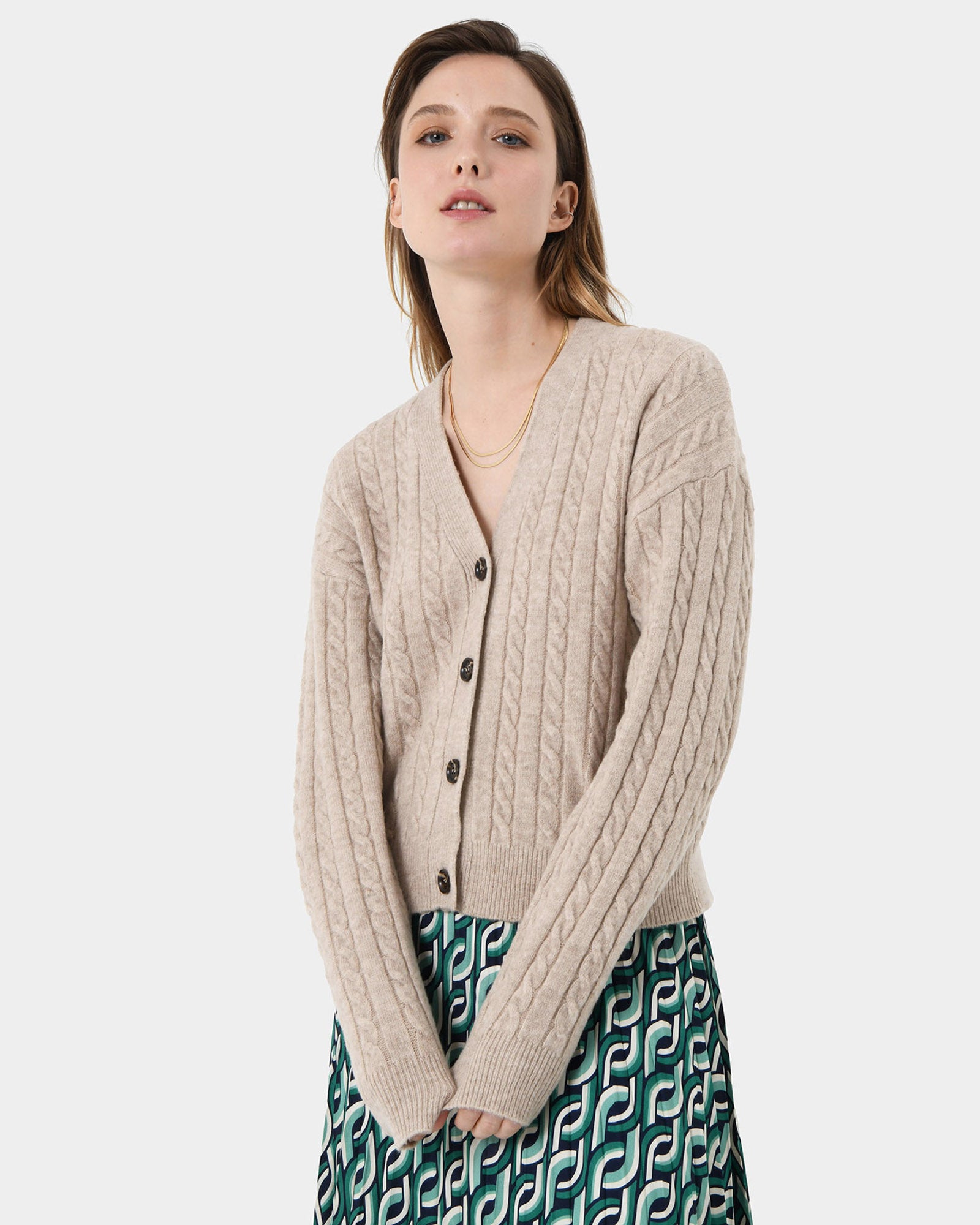 Kallie Cable Cardigan