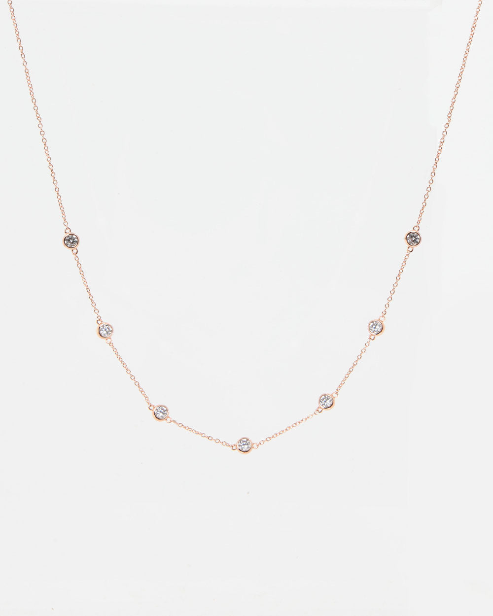Sara Rose Gold Plated Necklace