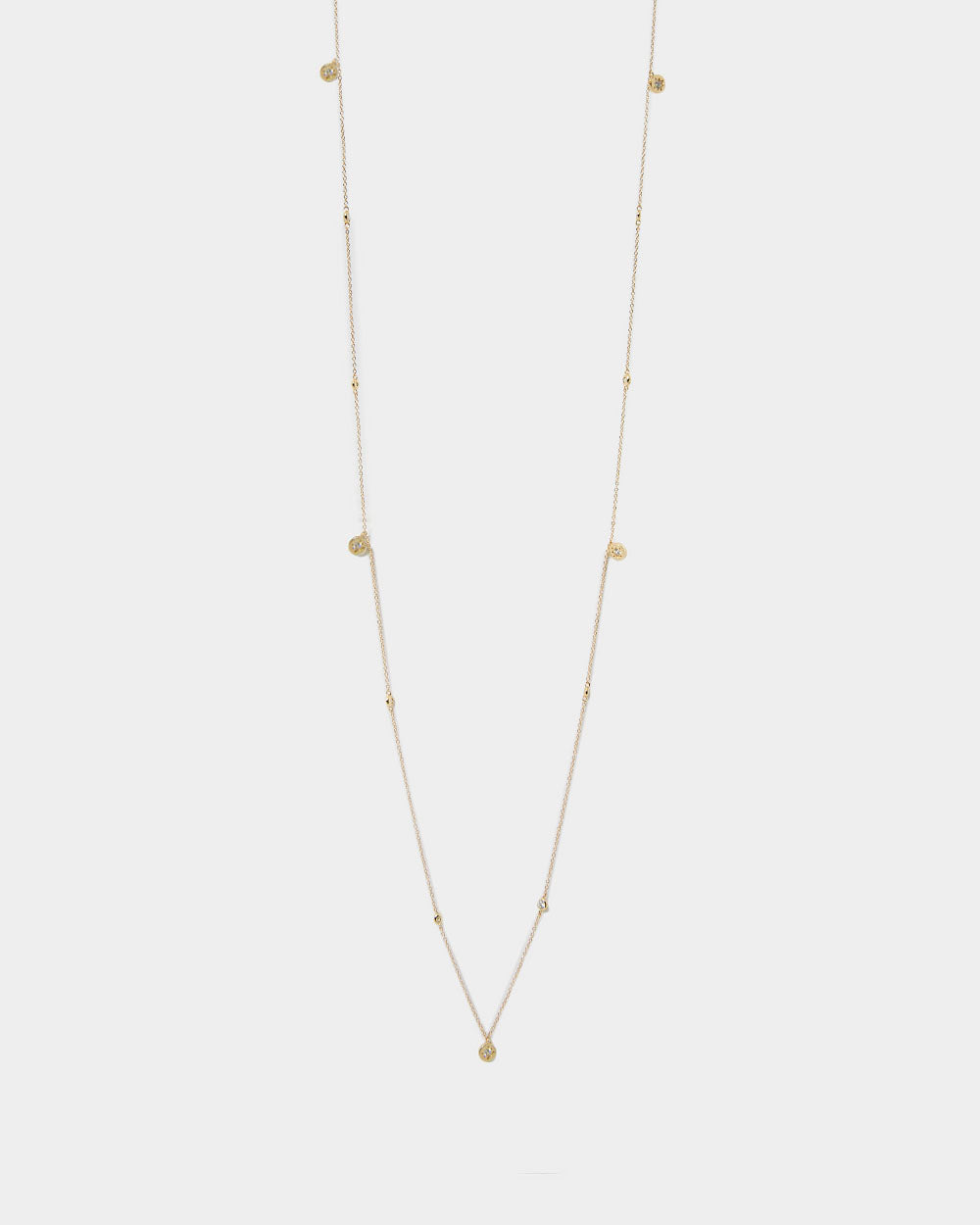 Harlie 16k Gold Long Necklace