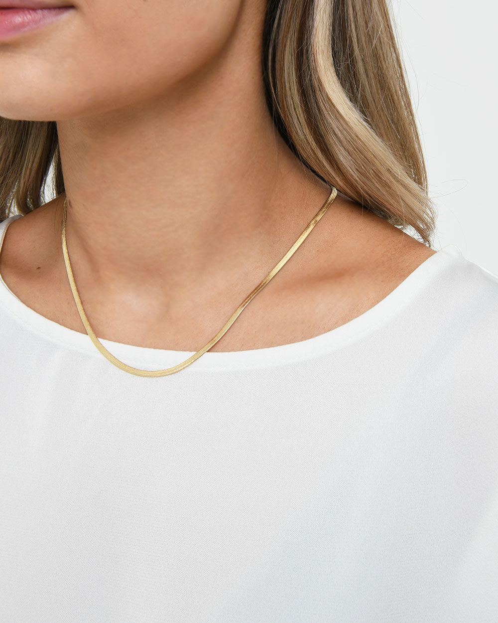 Ines 16k Gold 2pc Necklace Set