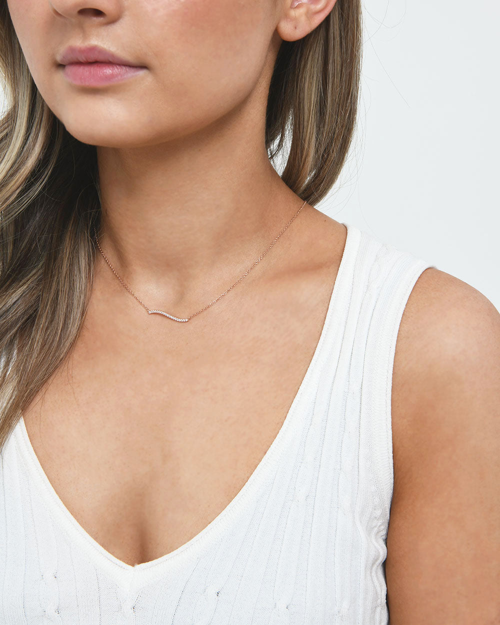 Nadine Rose Gold Necklace
