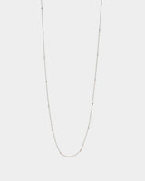 Tori Silver Long Necklace