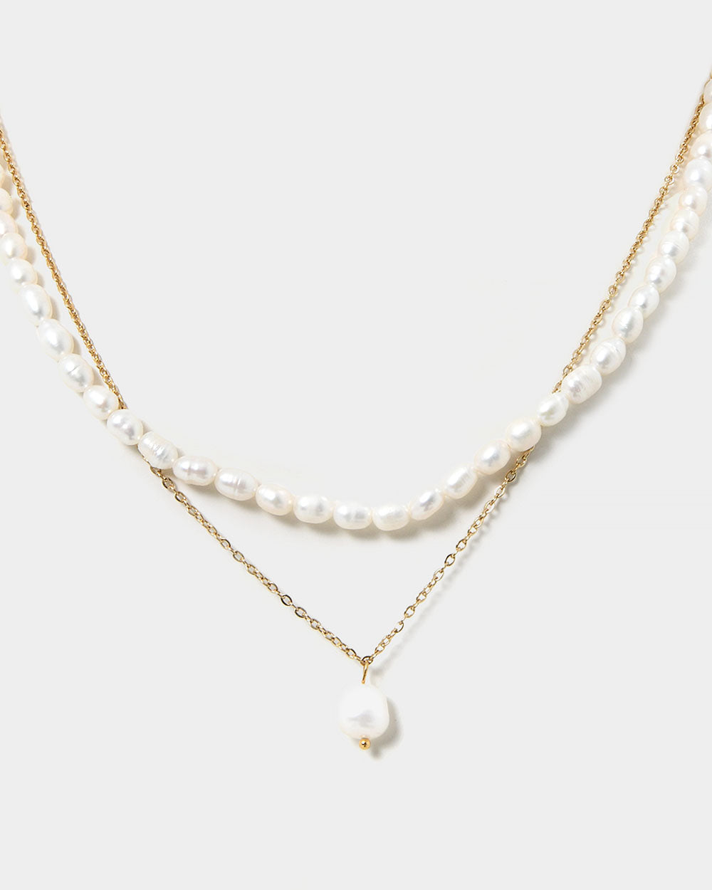 Nellie 16k Gold 2pc Necklace