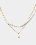 Nellie 16k Gold 2pc Necklace