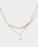 Nellie 16k Gold 2pc Necklace