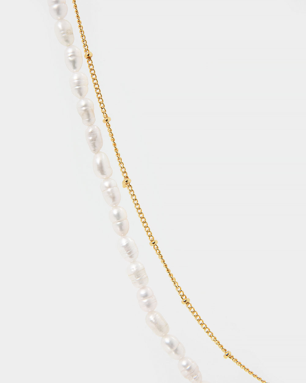 Nyra 16k Gold 2pc Necklace Set