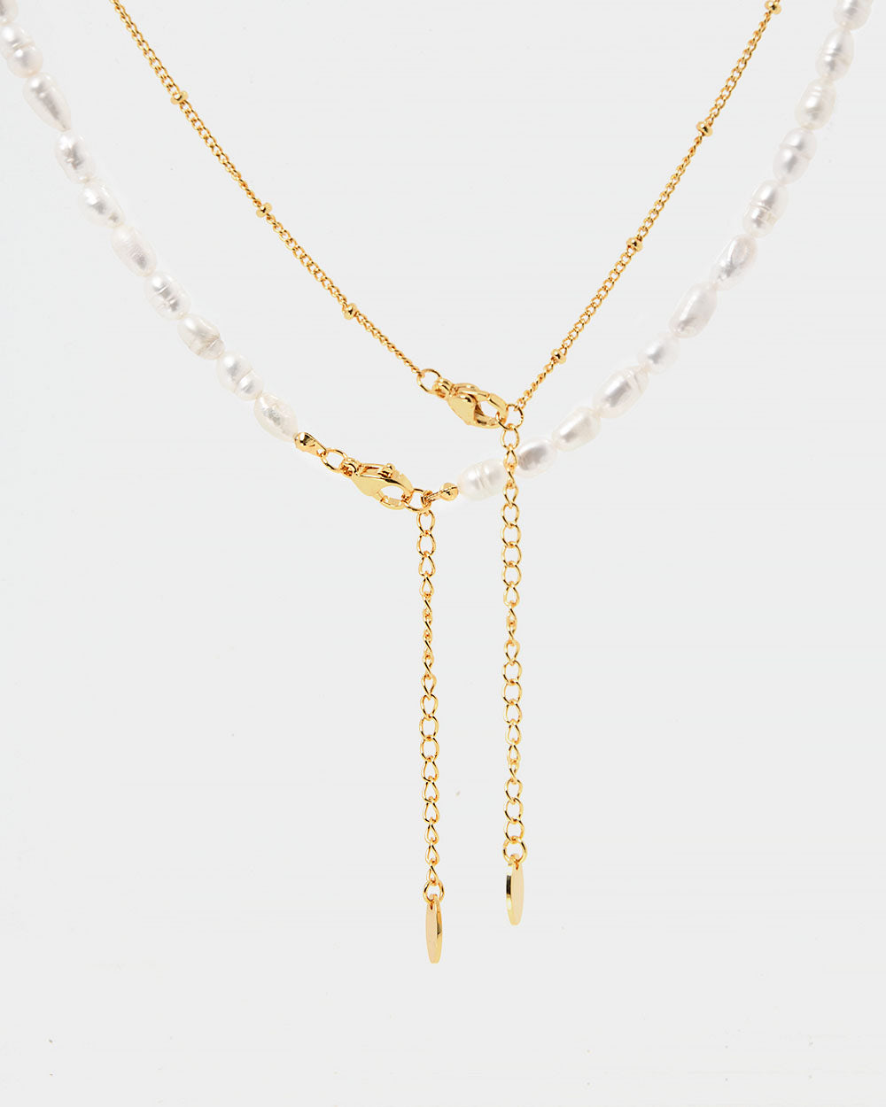 Nyra 16k Gold 2pc Necklace Set