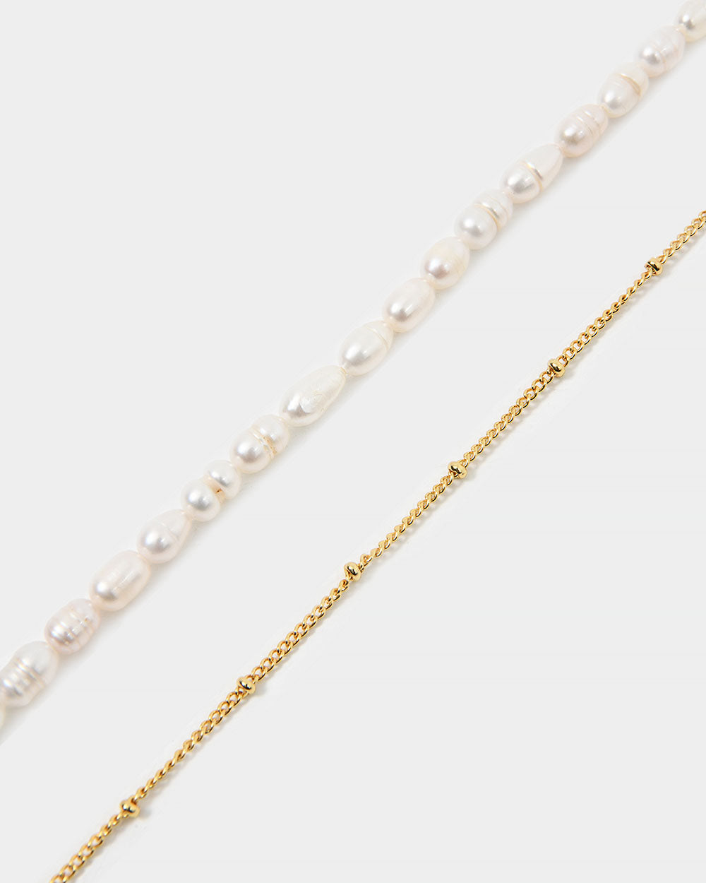 Nyra 16k Gold 2pc Necklace Set