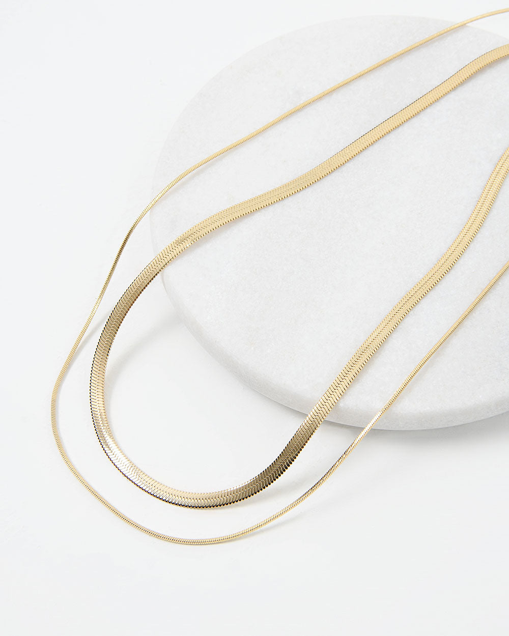 Patricia 16k Gold 2pc Necklace