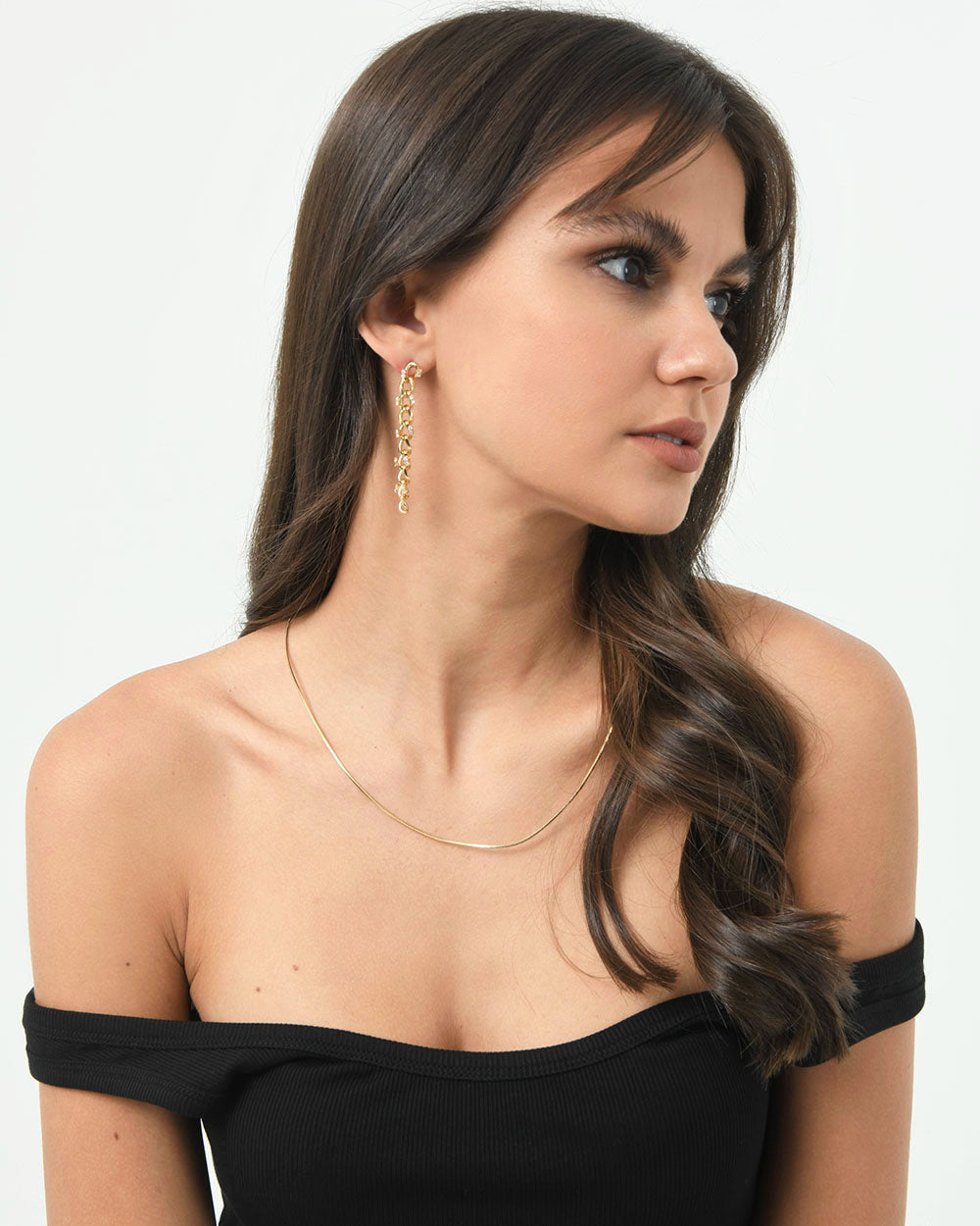 Patricia 16k Gold 2pc Necklace