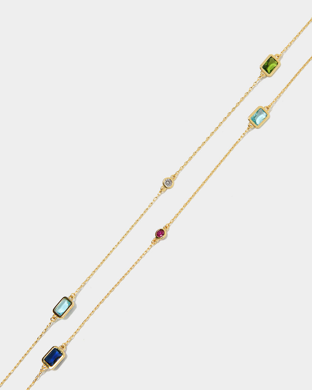 Rebecca 16k Gold Long Necklace