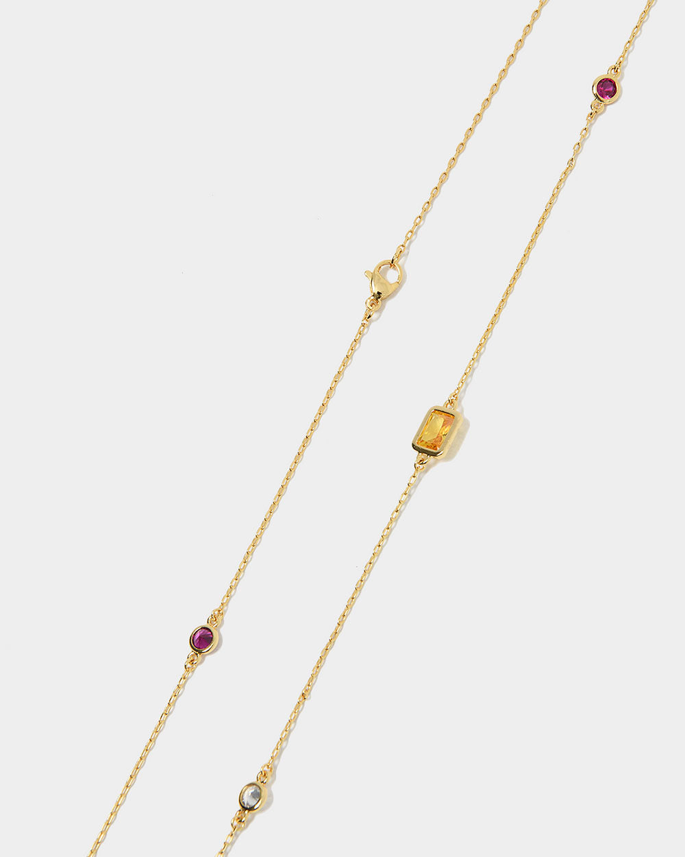 Rebecca 16k Gold Long Necklace